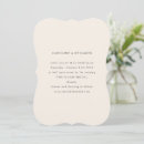 Search for bracket shape wedding invitations Minimalist