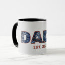 Search for bold letters mugs Dad