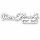 Search for cursive name stickers Minimalist