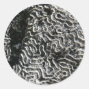 Search for coral and black stickers White