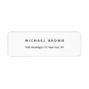 Search for attorney return address labels Chic trendy stylish contemporary