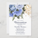 Search for light blue quinceanera invitations Gold
