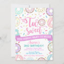 Search for two sweet birthday invitations Doughnut