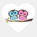 Search for heart owl stickers Birds