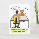 Search for funny new job congratulations cards Well done