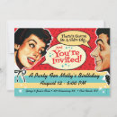 Search for 50s dinner party invitations Retro