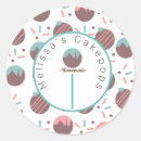 Search for cake pops stickers Bakery