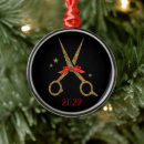 Search for scissors christmas tree decorations Black