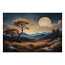 Search for celestial moon posters Starry night