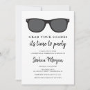 Search for sunglasses birthday invitations Summer birthday party