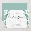 Search for bride and groom shower invitations Green
