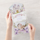 Search for princess floral 1st birthday invitations Castle