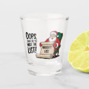 Search for santa claus shot glasses Naughty