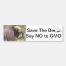 Search for no gmo bumper stickers Bees