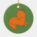 Search for red fox christmas tree decorations Woodland