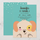 Search for green dog invitations Cute