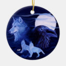 Search for white wolf christmas tree decorations Animal