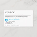 Search for medical appointment cards Dentist