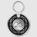 Search for 25th silver key rings Modern