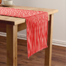 Search for candy cane table runners Red and white