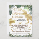 Search for trex birthday invitations Animal