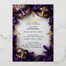 Search for formal masquerade ball invitations For her