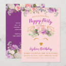 Search for puppy party invitations Pet