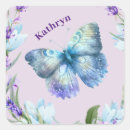 Search for pretty blue butterflies stickers Flowers