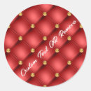 Search for red diamond stickers Red and gold