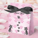 Search for paw print favour boxes Cat