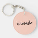 Search for yoga key rings Namaste