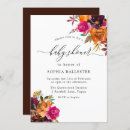 Search for autumn floral baby shower invitations Peach