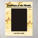 Search for employee of the month posters Incentive