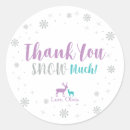 Search for purple snowflake baby shower stickers Silver