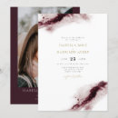 Search for wine and gold wedding invitations Couple