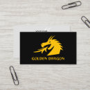 Search for beasts business cards Dragon