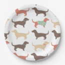 Search for dachshund paper plates Whimsical