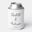 Search for wedding can coolers Black and white