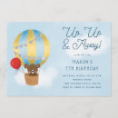 Search for up and away birthday invitations Cute