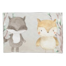 Search for racoon pillowcases Woodland animals