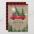 Search for truck christmas invitations Rustic