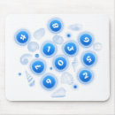 Search for numbers mouse mats Blue