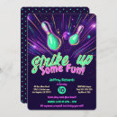 Search for glow bowling invitations Kids