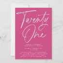 Search for twenty one 21st birthday invitations Script