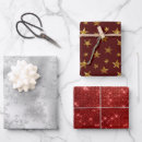 Search for gold snowflakes wrapping paper Stars