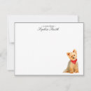 Search for yorkshire note cards Dog
