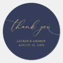Search for navy blue gold wedding stickers Minimalist