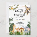 Search for calling all party animals invitations Giraffe
