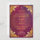 Search for magenta and gold invitations Hindu