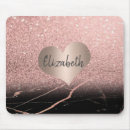 Search for rose heart mouse mats Girly